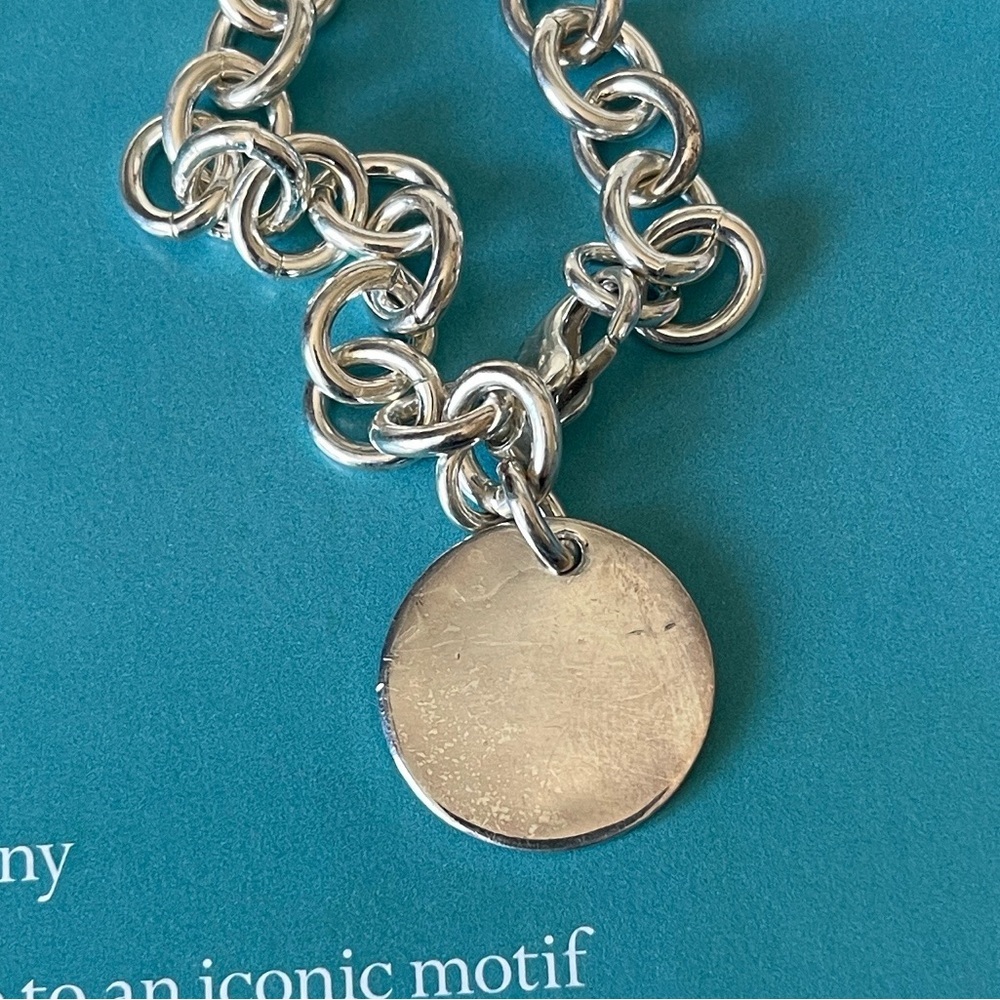 Tiffany & Co Rolo Link Retired Pls Return To Tiffany & Co NY Bracelet. D2999 - Picture 9 of 9